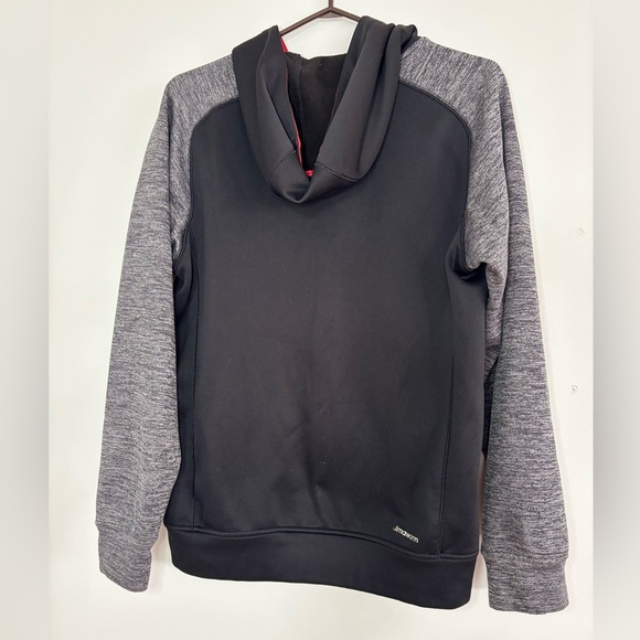 🎉4/30$🎉 Adidas Black & Grey Full Zip Hoodie - Small 🏃♂️ - Picture 4 of 5